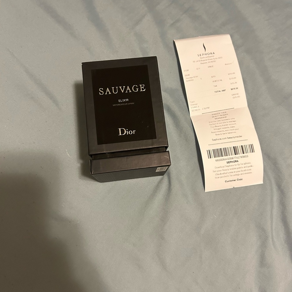 Dior Sauvage Elixir in Elegant Black